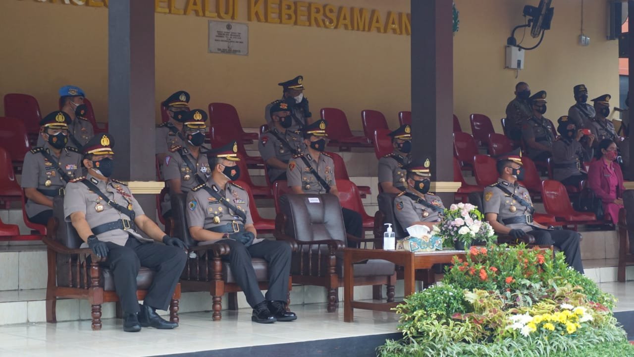 Hadiri Pelantikan 631 DIKTUKBA POLRI, Kapolresta Mojokerto Ucapkan Selamat