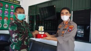 Kapolresta Mojokerto Kunjungan Kerja ke Danrem 082/CPYJ