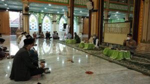 Forkopimda Kota Mojokerto Sosialisasikan PPKM Darurat di Masjid Al-Fattah