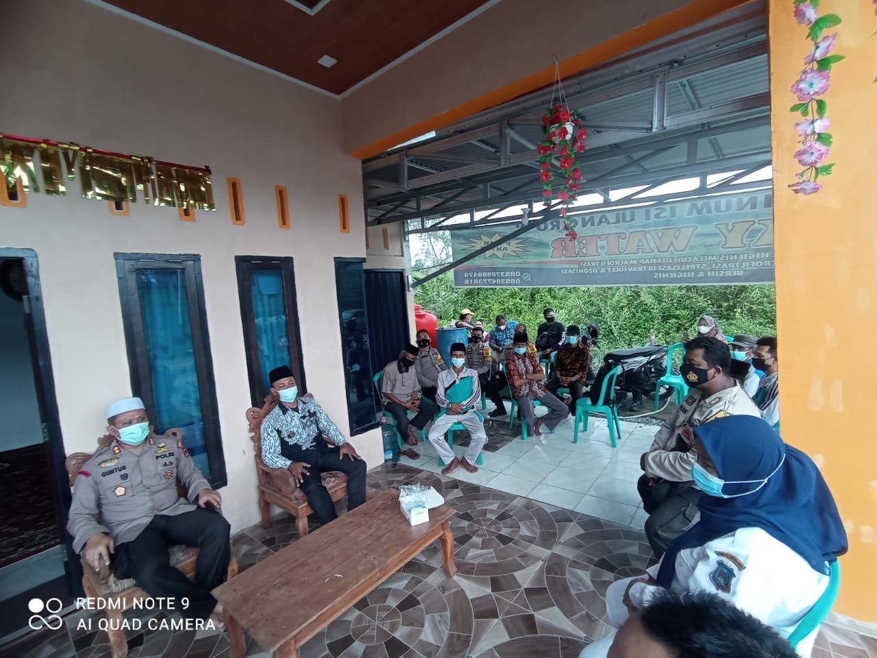 Persiapan Vaksinasi Masal, Kapolres Tanjab Barat Kumpulkan Satgas Covid di PPK Mikro Betara Kanan