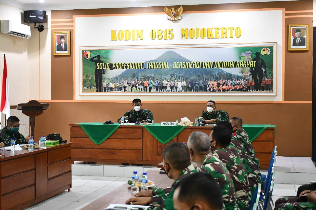 Jelang Sertijab Dandim, Tim Verifikasi Korem 082 Kunjungi Markas Kodim 0815/Mojokerto