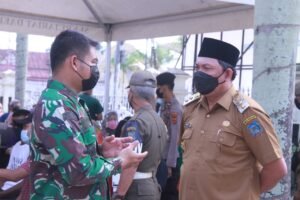 Wabup Bersama Kapolres dan Dandim 0419 Pantau Pelaksanaan Vaksinasi Covid 19