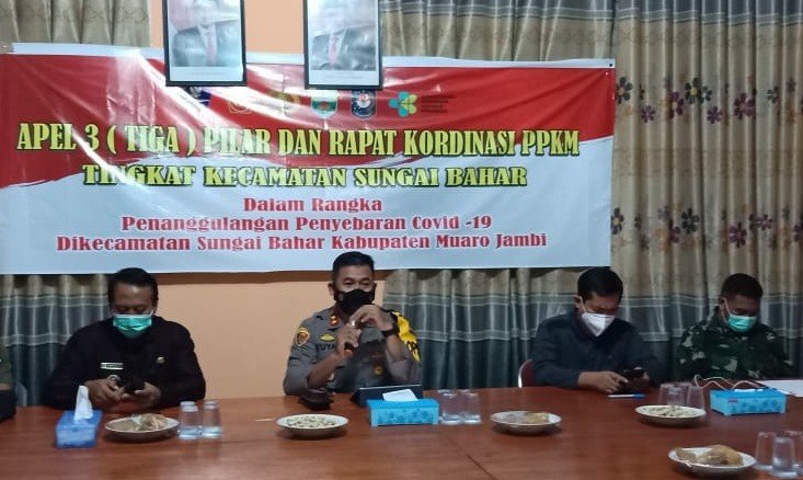 Pemberlakuan Pembatasan Kegiatan Masyarakat (PPKM) di Desa Bukit Mas Kec. Sungai Bahar