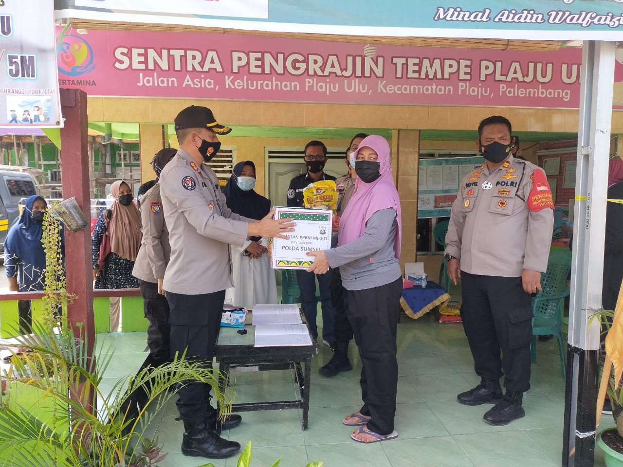 Kasubbid Penmas Bid Humas Polda Sumsel Laksanakan PDK Serbu Kelurahan Plaju Ulu