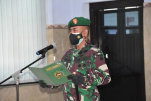 Danrem 082/CPYJ Pimpin Sertijab Dandim 0815/Mojokerto