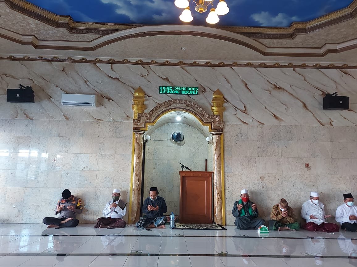 Duka Covid-19, Polresta Mojokerto Ajak Lapisan Masyarakat Berdoa dan Hening Cipta