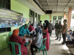 Serbuan Vaksinasi Kodam V/Brawijaya di Mojokerto Lampaui Target