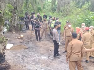 Polres Muarojambi Tertibkan Ilegal Drilling di Bukit Subur Bahar Selatan