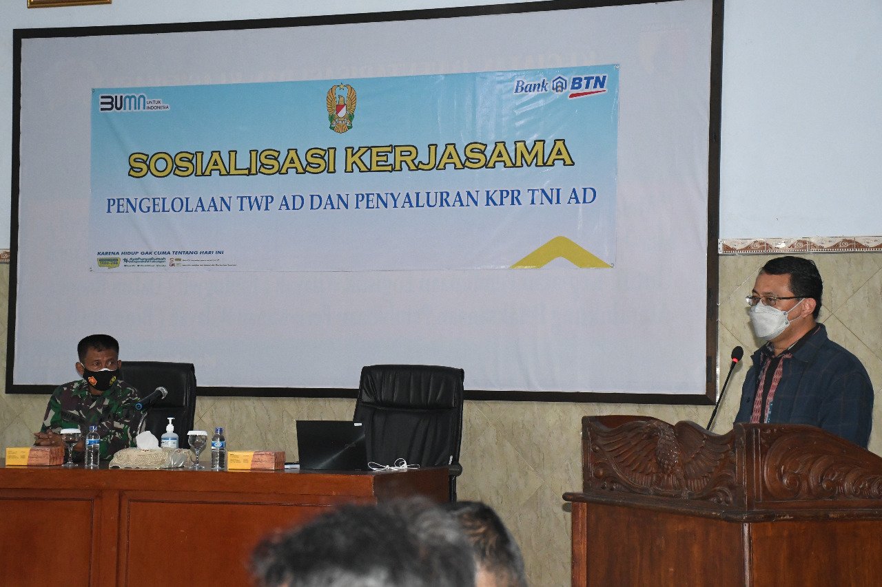 Sosialisasi PT Bank BTN ke Prajurit Korem 082/CPYJ, Berikan Kemudahan Dalam Pengambilan KPR