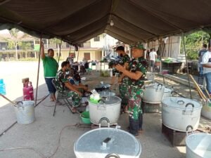 Denbekang V-44-02 Mojokerto Gelar Dapur Umum