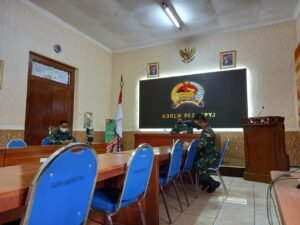 Danrem 082 Paparkan Rencana Serbuan Vaksinasi Tahap 1 Kepada Kasdam Melalui Virtual