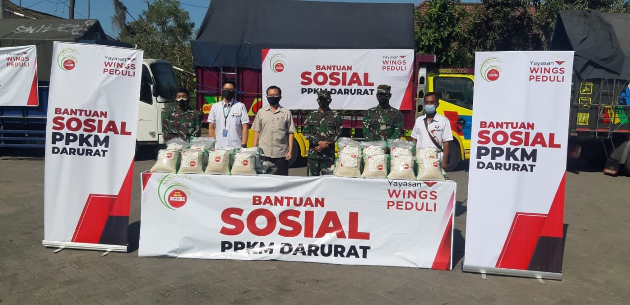 Korem 082/CPYJ Terima 267.150 Kg Beras Bantuan