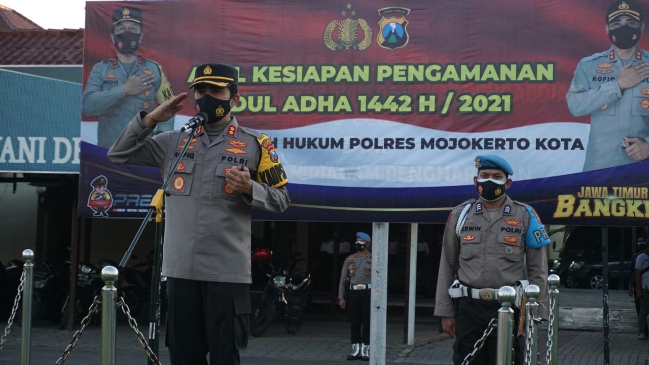 Kapolresta Mojokerto: Tahun Kedua Peringatan Idhul Adha di Masa Pandemi