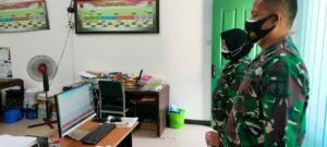 Pasiren Korem 082/CPYJ Ikuti Rapat Evaluasi Pelaksanaan Progjagar Semester I TA 2021