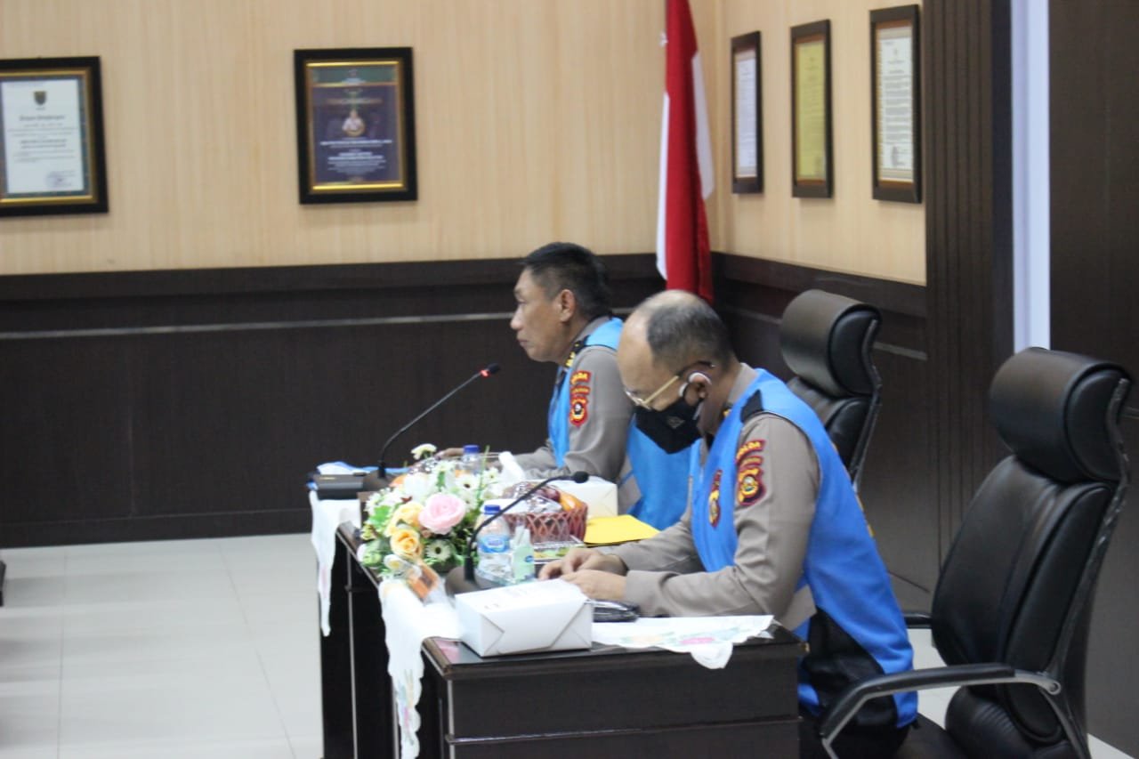 Polda Sumsel Sidang terbuka penetapan kelulusan akhir Bintara PTU TA. 2021