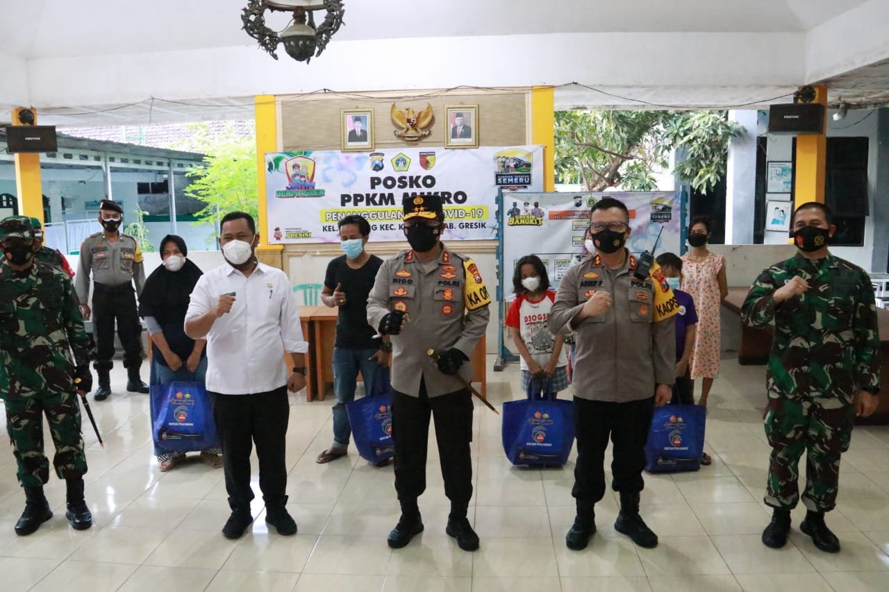 Pangdam dan Kapolda Jatim Cek Penanganan Pasien Covid di Gresik