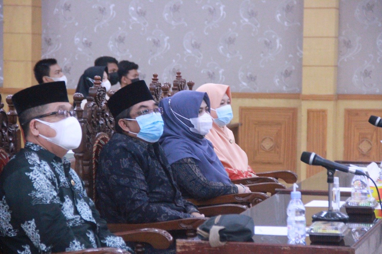 Bupati Anwar Sadat Hadiri Acara Penghargaan KLA Tahun 2021 Secara Virtual