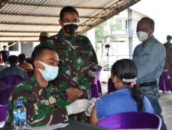 Korem 082/CPYJ Laksanakan Vaksinasi Dosis ke-2 di Jajaran Korem