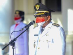 Bupati Anwar Sadat Jadi Inspektur Upacara Pengibaran Bendera Merah Putih Peringatan HUT RI Ke-76