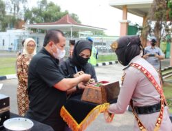 Wakapolda Sumsel Sambut Kedatangan Kapolda Sumsel Inspektur Jenderal Polisi Drs Toni Harmanto MH