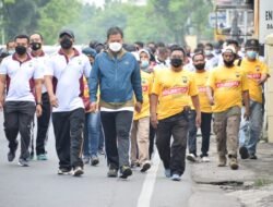 Di Sayangkan, Dalam Giat Jalan Sehat Kapolresta Sidoarjo Bersama Wartawan,Terkesan Pilih Kasih