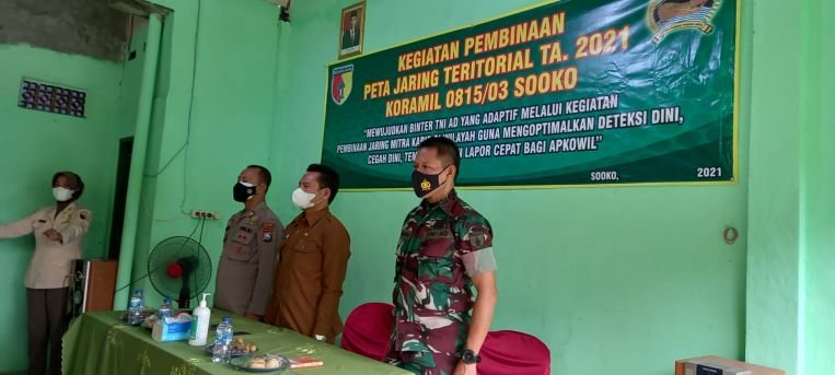 Koramil Sooko Rajut Silaturahmi