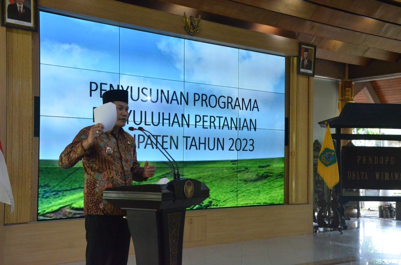 Wabup Subandi Minta Ada Inovasi Pertanian dan Ketahanan Pangan Untuk Progama Tahun 2023