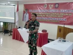 Kodim 0815/Mojokerto Gembleng Satuan Linmas