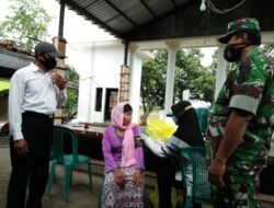 Optimalisasi Cakupan Vaksin Koramil Bangsal Sebar Babinsa