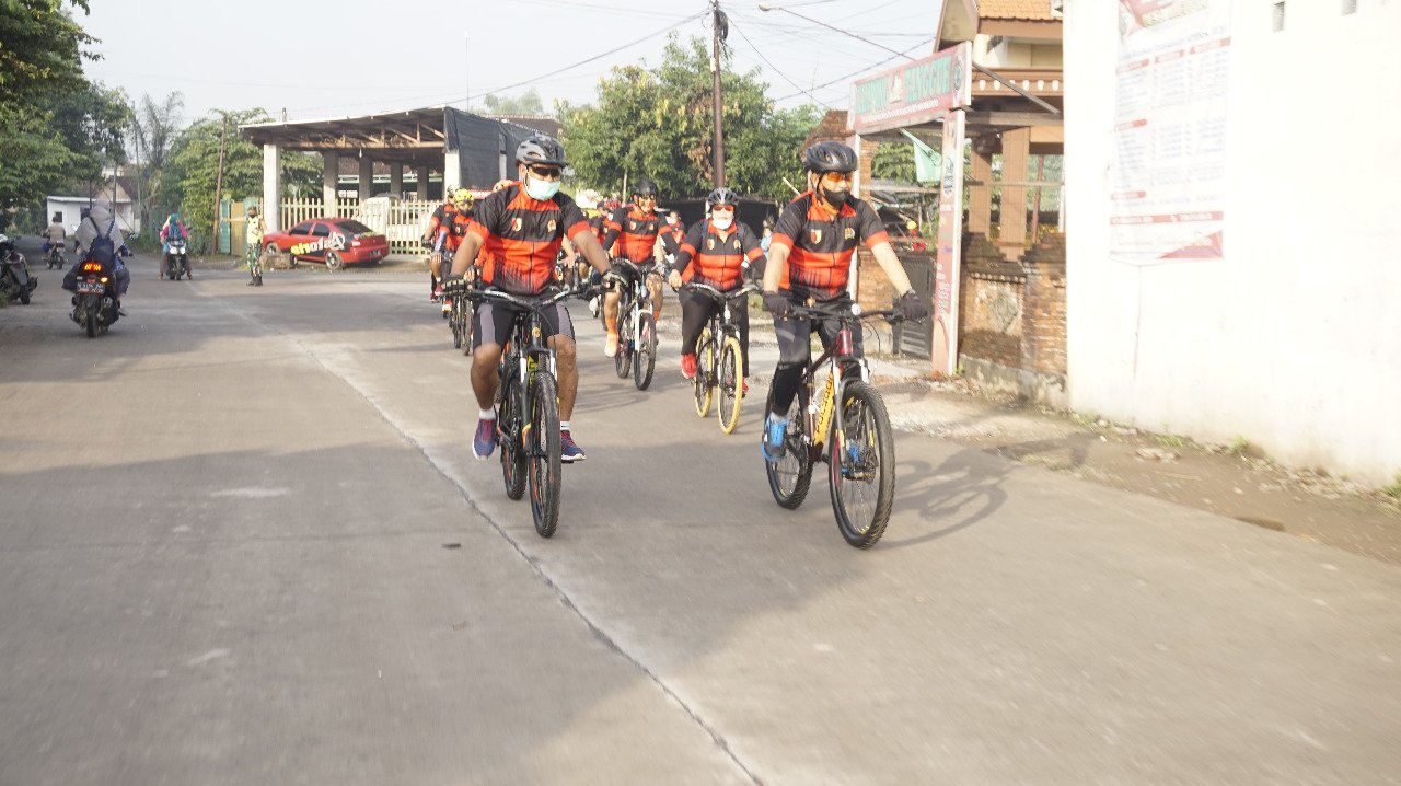 Gowes Sehat Jadi Rutinitas Prajurit Korem 082/CPYJ