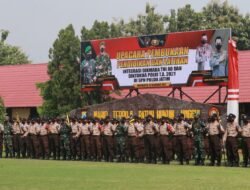SPN Polda Jatim Gelar Upacara Pembukaan Pendidikan dan Latihan Integrasi Dikmaba TNI AD dan Diktukba Polri TA 2021