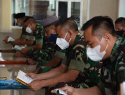Memperingati Hari Juang TNI AD, Korem 082/CPYJ Gelar Doa Bersama