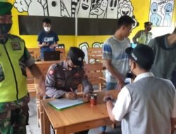 TNI–Polri-Satpol PP Prajurit Kulon Gelar Opsgakpilin Prokes Covid–19