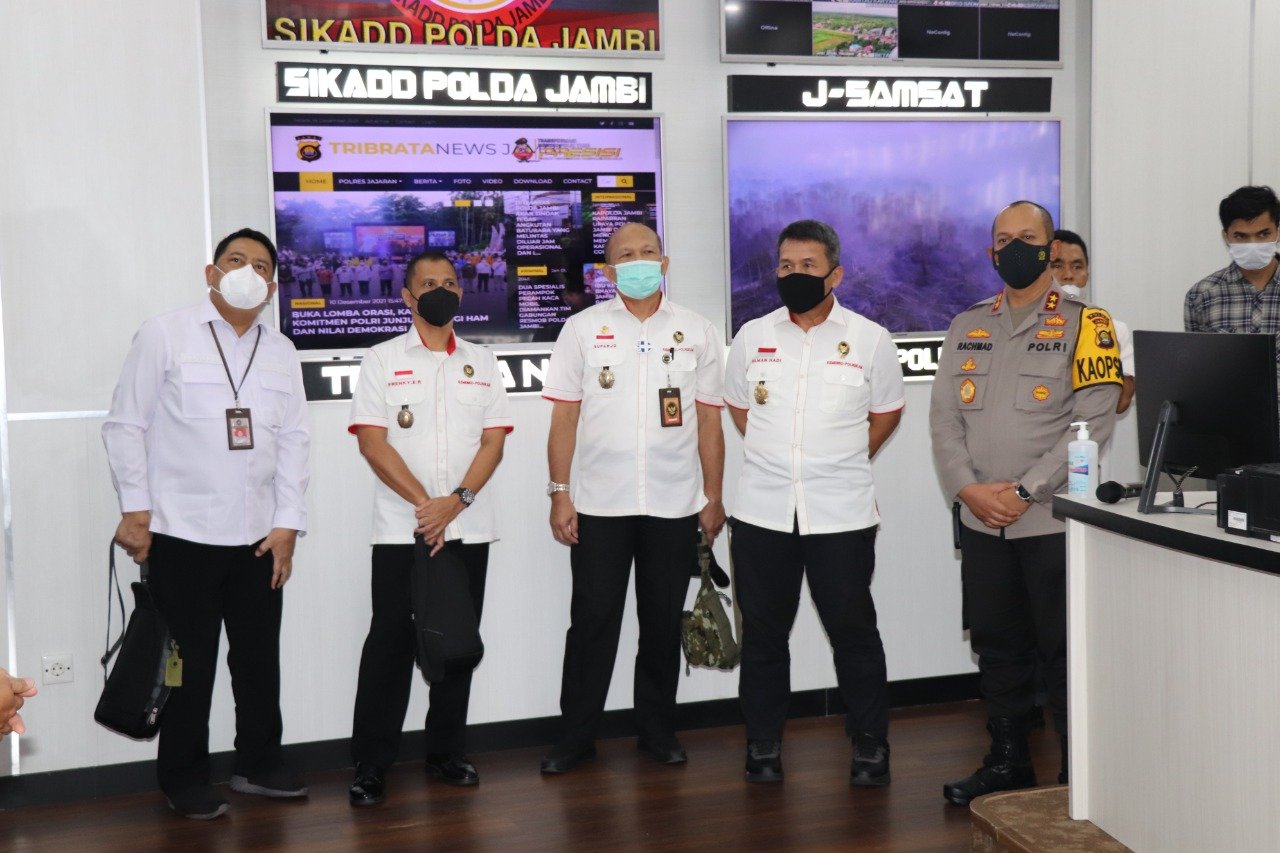 Kapolda Jambi Sambut Kedatangan Tim Kemenkopolhukam RI