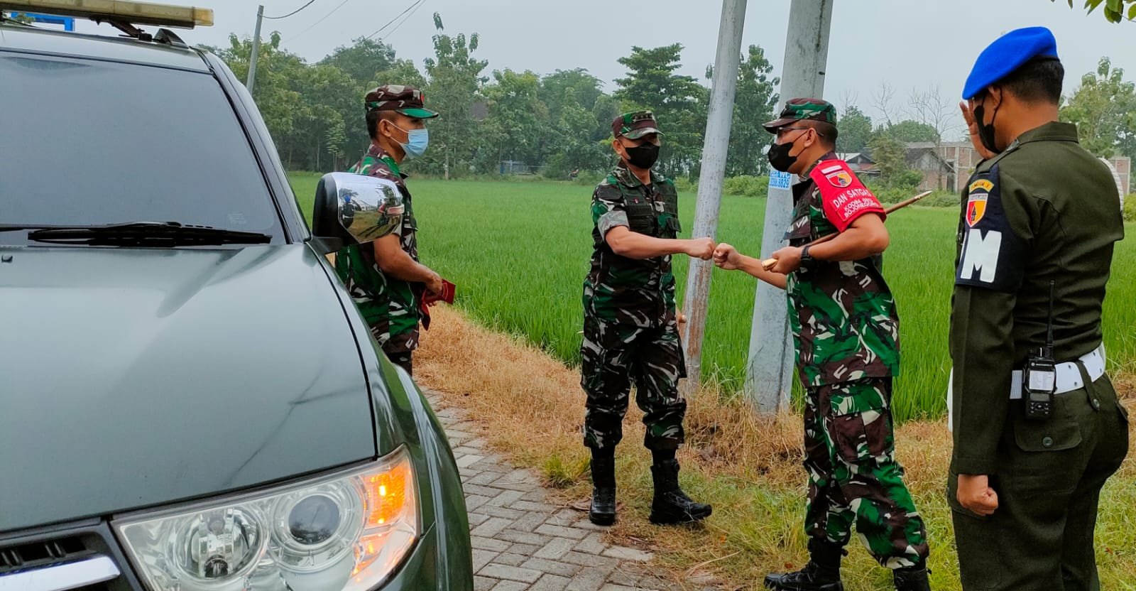 Danrem 082/CPYJ Pimpin Pengamanan Rute Presiden RI