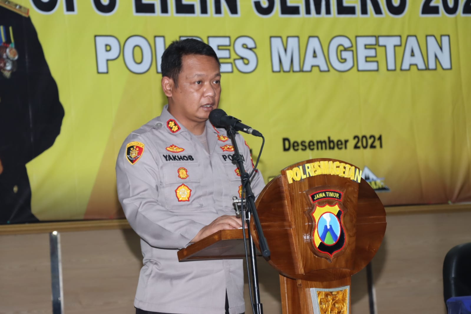 Polres Magetan Gelar Rakor Ops Lilin Semeru 2021 untuk Pastikan Keamanan Nataru