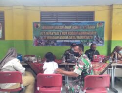 Kodim 0815/Mojokerto Sebar 18.000 Dosis Vaksin Anak