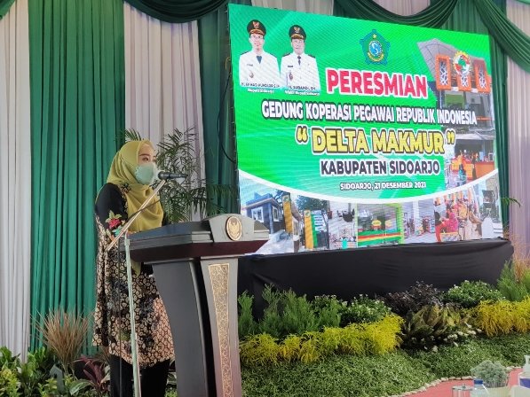 Ketua PKK Sidoarjo Resmikan Gedung Baru KPRI Delta Makmur