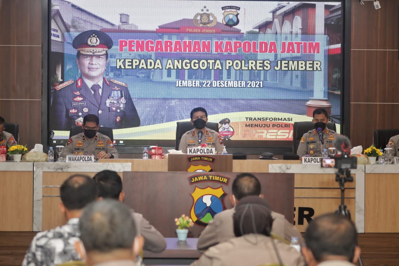 Kapolda Jatim Resmikan Gedung Command Center dan SPKT Polres Jember