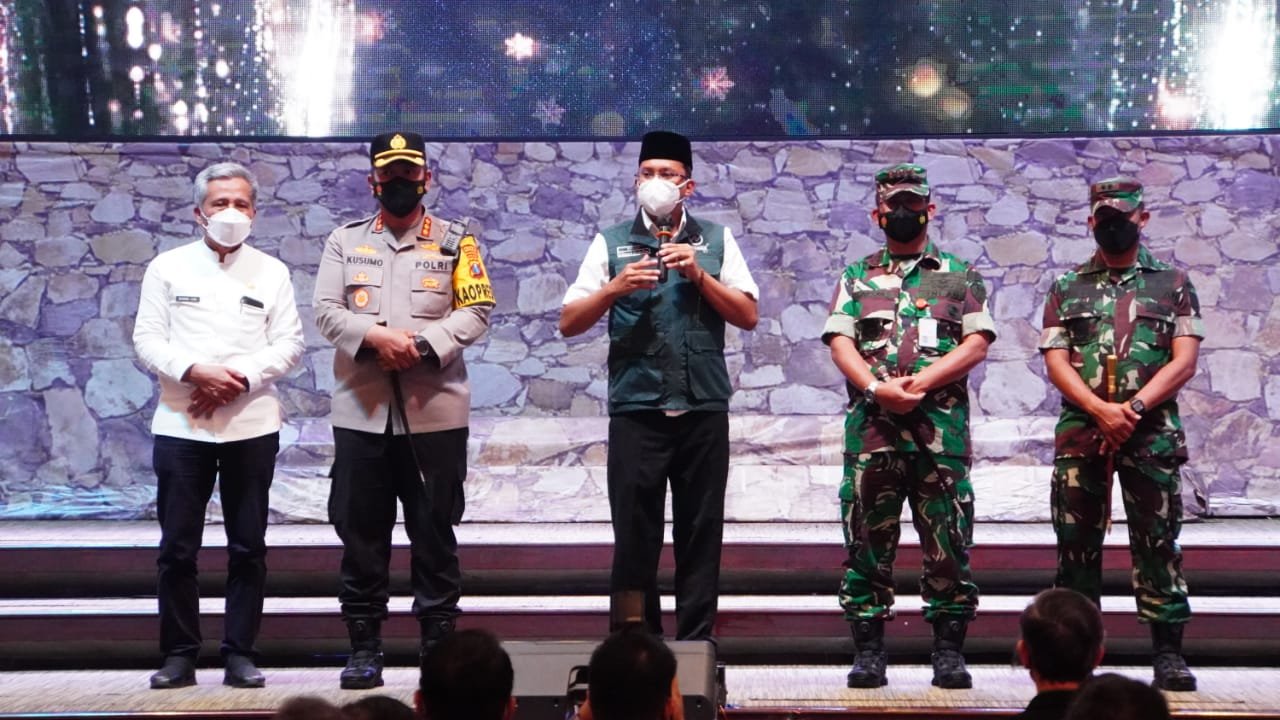 Forkopimda Sidoarjo Pastikan Misa Natal 2021 Aman dan Kondusif