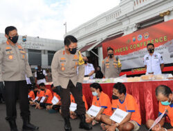 Polrestabes Surabaya Gagalkan Peredaran Sabu Untuk Pesta Tahun Baru