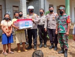 Kapolres Kediri Kota Tinjau Langsung Lokasi Bencana Banjir dan Tanah Longsor di Desa Blimbing Mojo