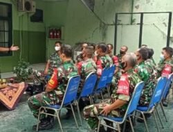 DANDIM 0816 SIDOARJO LETKOL INF MASARUM DJATILAKSONO TINJAU KORAMIL 01/KOTA SIDOARJO