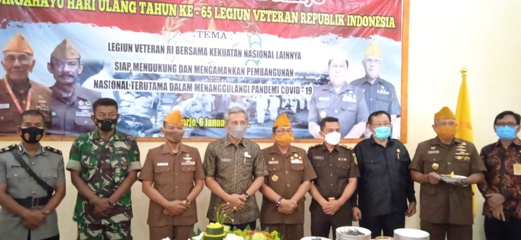 HUT LVRI Ke 65, DPC LVRI Sidoarjo Gelar Tasyakuran Di Gedung Joang 45 Pancasila