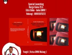 Ketua GMNI Malang Launching Buku Warta Marhaenis
