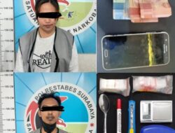 Kurir dan Pengedar Narkoba di Surabaya Berhasil Diamankan Polisi