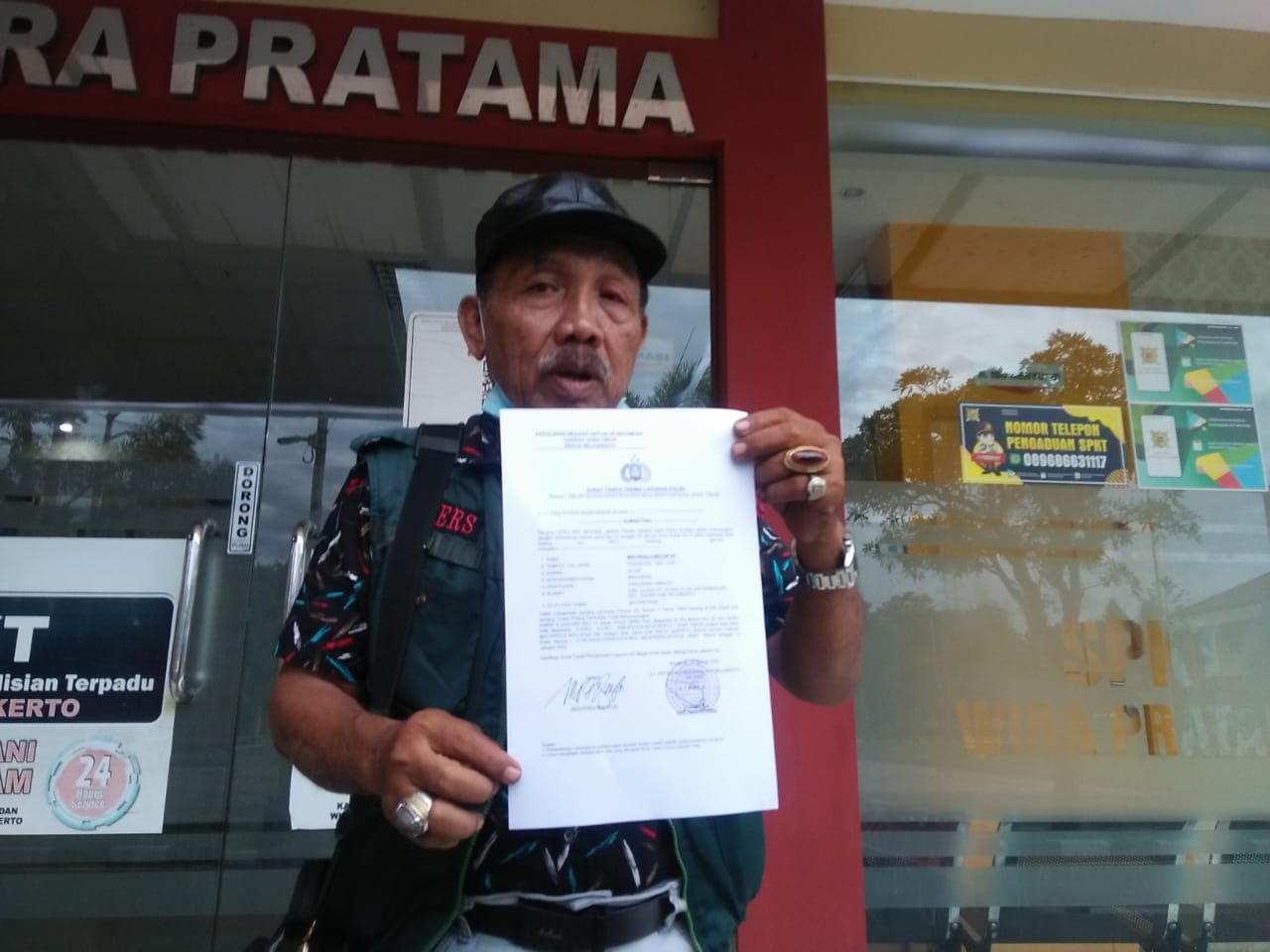 Bukan Gertak Sambal, Machradji Mahfud Resmi Laporkan Pimpinan LSM Mojokerto Watch