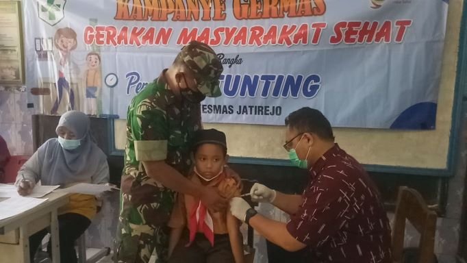 Sinergi Koramil Jatirejo – PKM Gelar Layanan Vaksinasi Anak Di Tujuh Lokasi