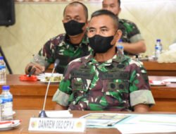 Antisipasi Omicron, Danrem Ikuti Rapat Intern Kodam V/Brw