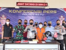 Kurang dari 24 Jam, Satreskrim Polres Batu Amankan Pelaku Pembawa Senpi Rakitan